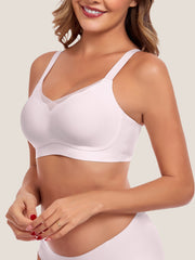 Wave Mesh Support Wireless Bra