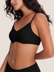 Wave Mesh Support Wireless Bra