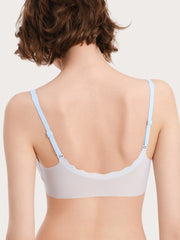 Basic Seamless Deep V Neck Cooling Bra - Smart Size