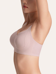 V-Neck Side Support Wireless Bra