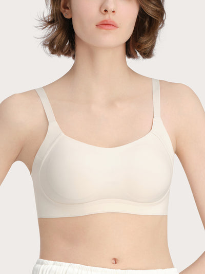 Side Support Back-Hook Bra