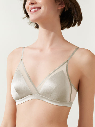 Luxe Silk Triangle Bra