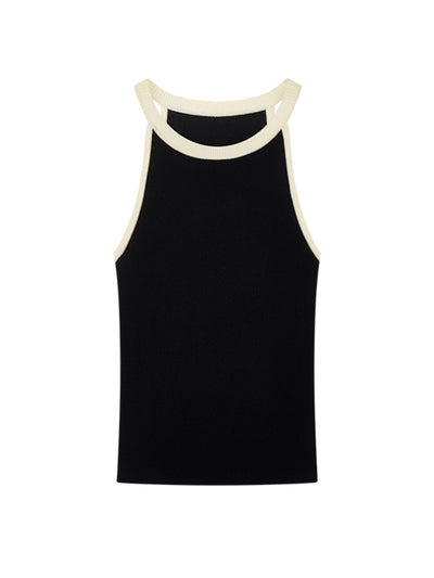 Flash Sale | Knitted Tank Top with Round Neck