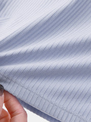 Modal Ribbed Bra Crop Tank