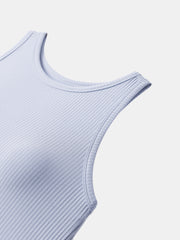 Modal Ribbed Bra Crop Tank