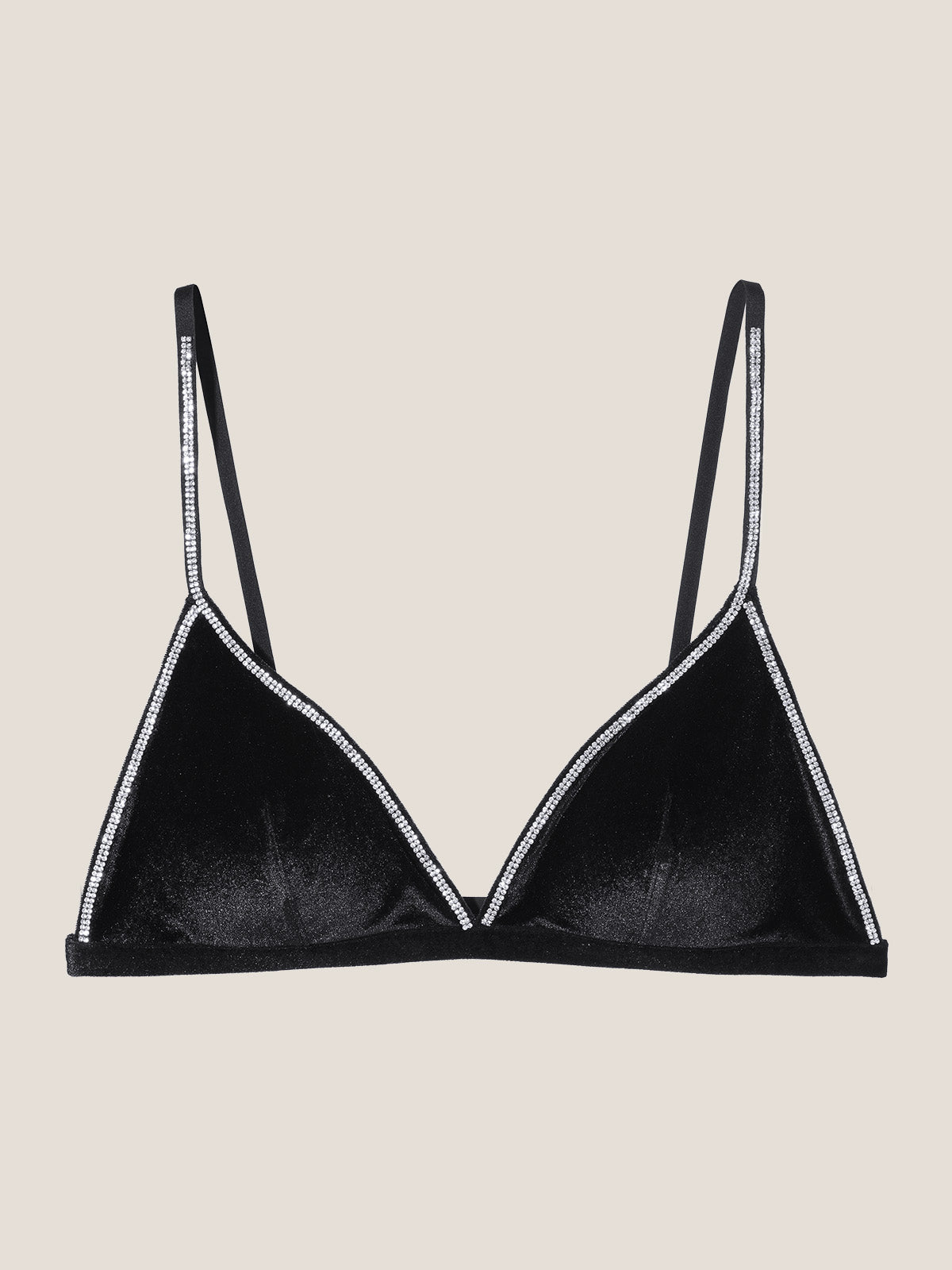 Velvet Triangle Bralette