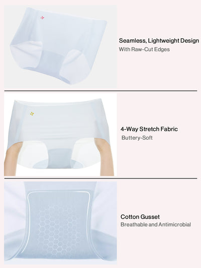 24H Comfort One Size Mid Waist Brief Kit of 5 (Dessert Time Limited Edition)