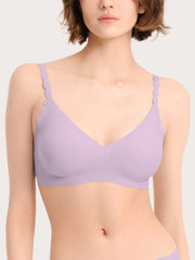 Basic Seamless Deep V Neck Cooling Bra - Smart Size