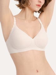 Basic Seamless Deep V Neck Cooling Bra - Smart Size