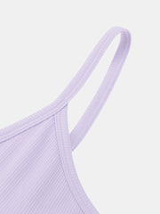 Modal Ribbed Bra Crop Cami