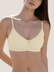 Basic Seamless Deep V Neck Mesh Cooling Bra - Smart Size