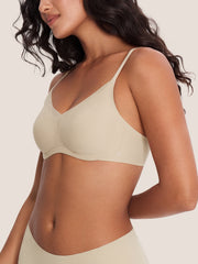 Wave Mesh Support Wireless Bra