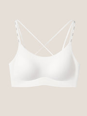 Wireless Letter Cross-Back Bralette – Smart Size