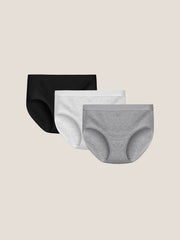 Cotton Mid-Rise Brief 3-Pack