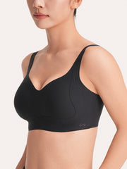 V-Neck Side Support Wireless Bra