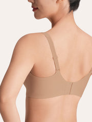 V-Neck Side Support Wireless Bra