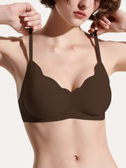 V-neck Contour Wireless Bra