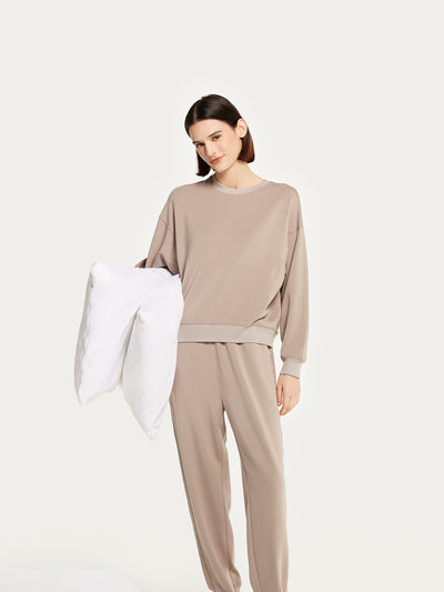Casual Long Sleeve Pajama Set