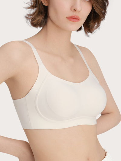 Side Support Back-Hook Bra