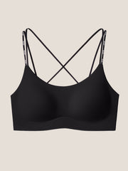 Wireless Letter Cross-Back Bralette – Smart Size