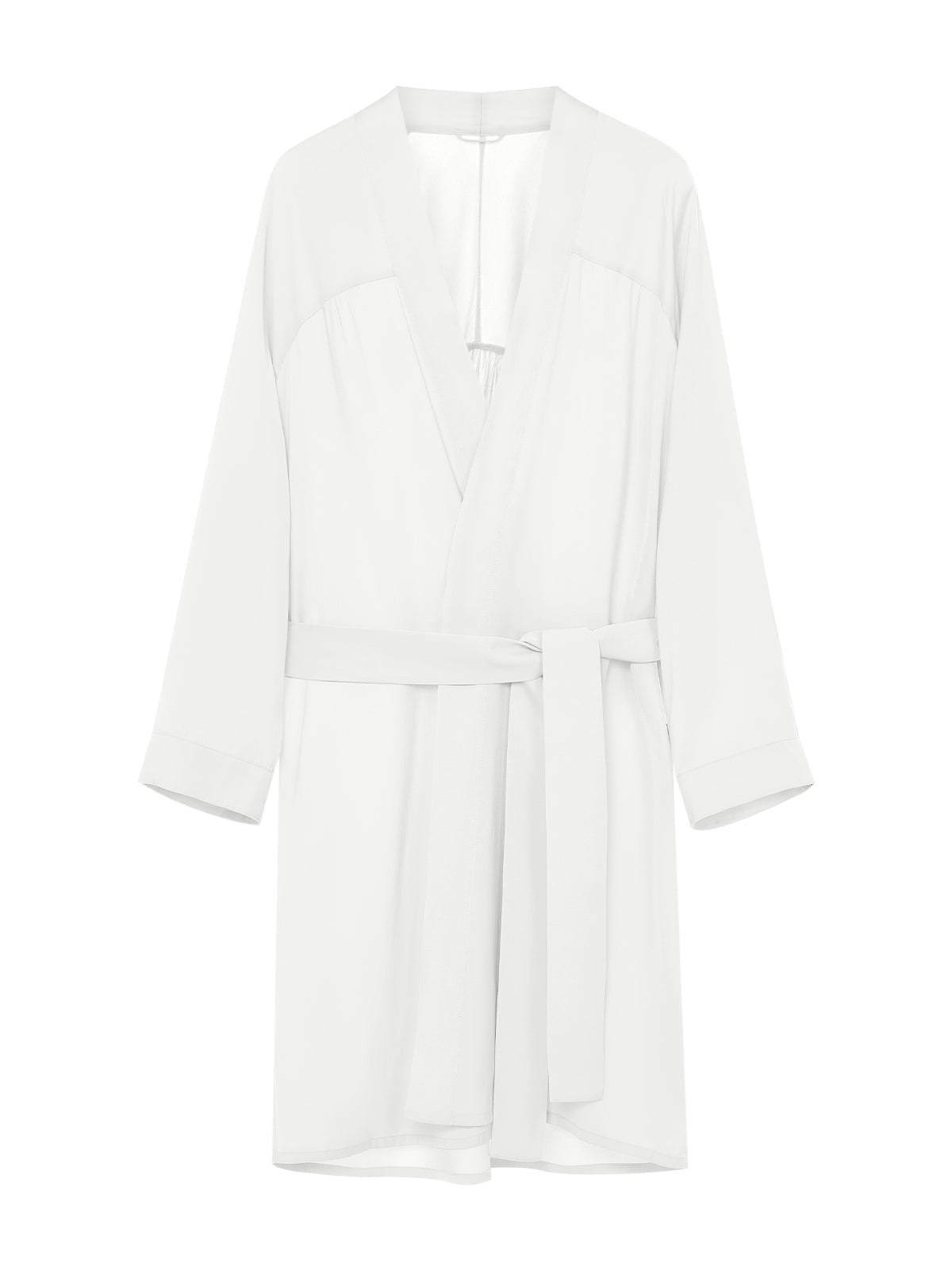 Flash Sale | Soft Silk Nine-Quarter Sleeve Robe