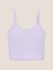Modal Ribbed Bra Crop Cami