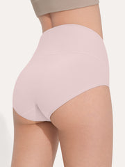 Pure Cotton Wide Elastic Band High-Waisted Brief 2-Pack