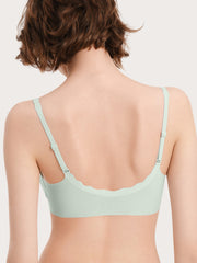 Basic Seamless Deep V Neck Cooling Bra - Smart Size