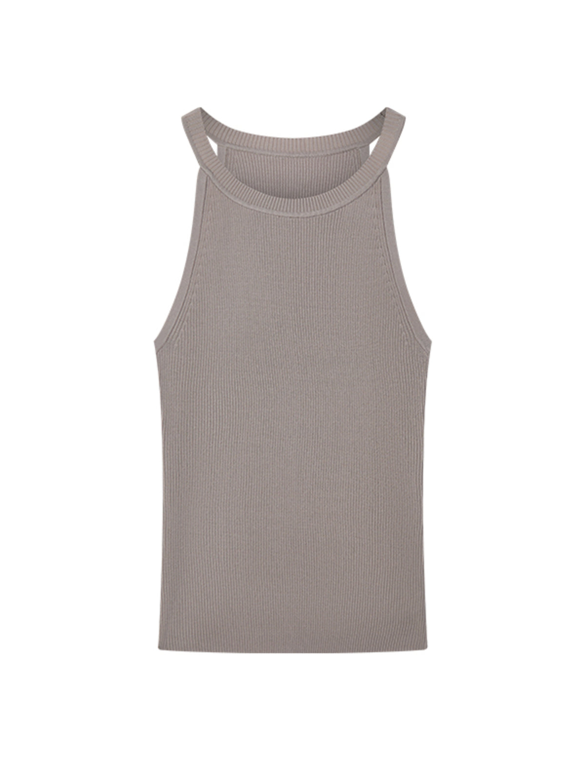 Flash Sale | Knitted Tank Top with Round Neck