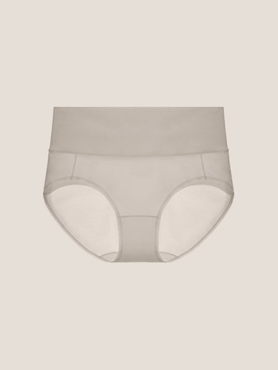 Pure Cotton Wide Elastic Band High-Waisted Brief 2-Pack