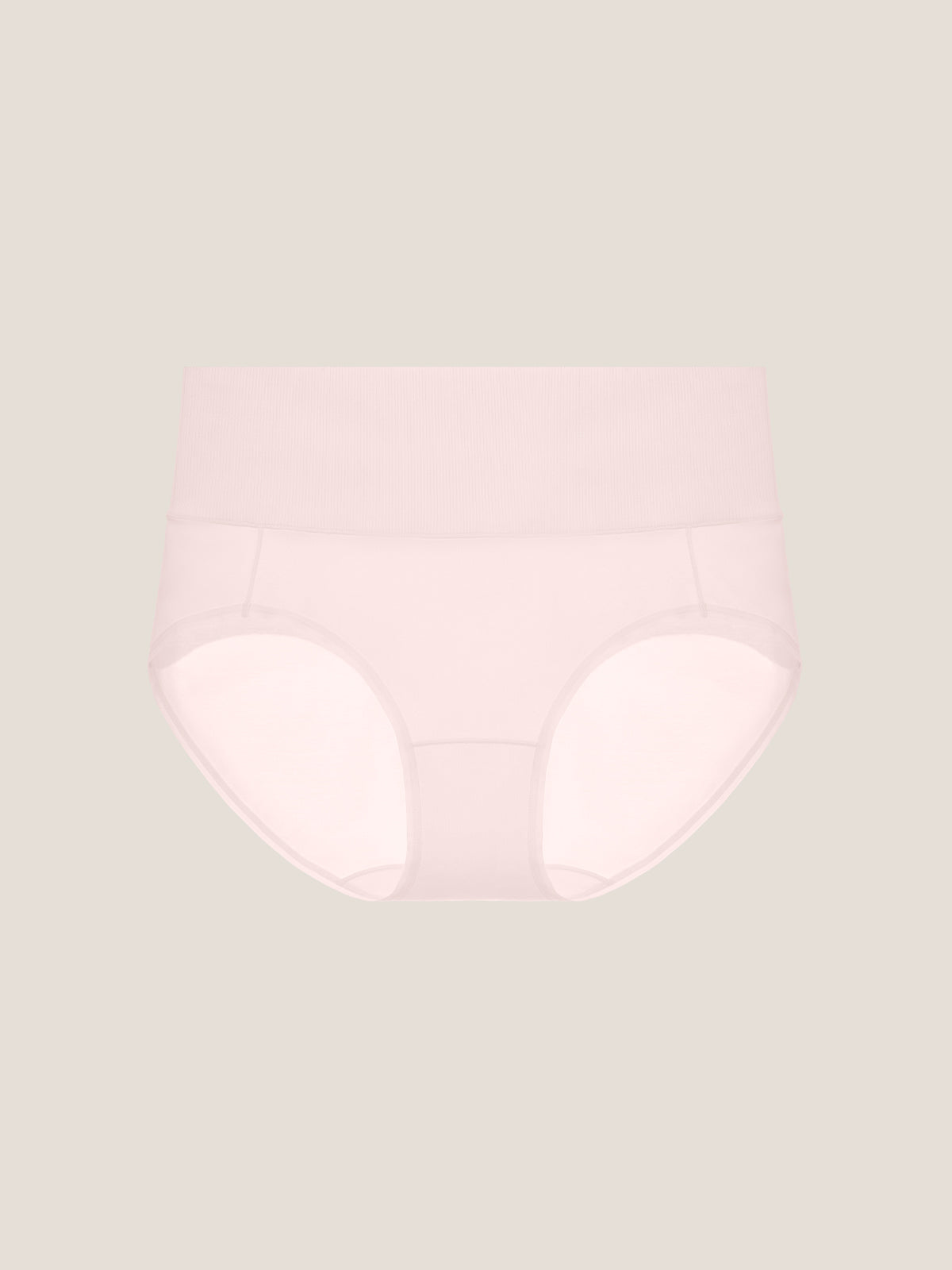 Pure Cotton Wide Elastic Band High-Waisted Brief 2-Pack
