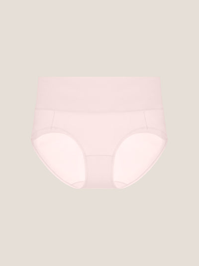 Pure Cotton Wide Elastic Band High-Waisted Brief 2-Pack