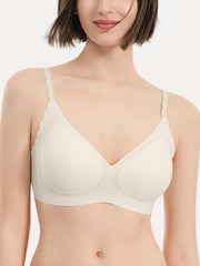 Basic Seamless Deep V Neck Cooling Bra - Smart Size