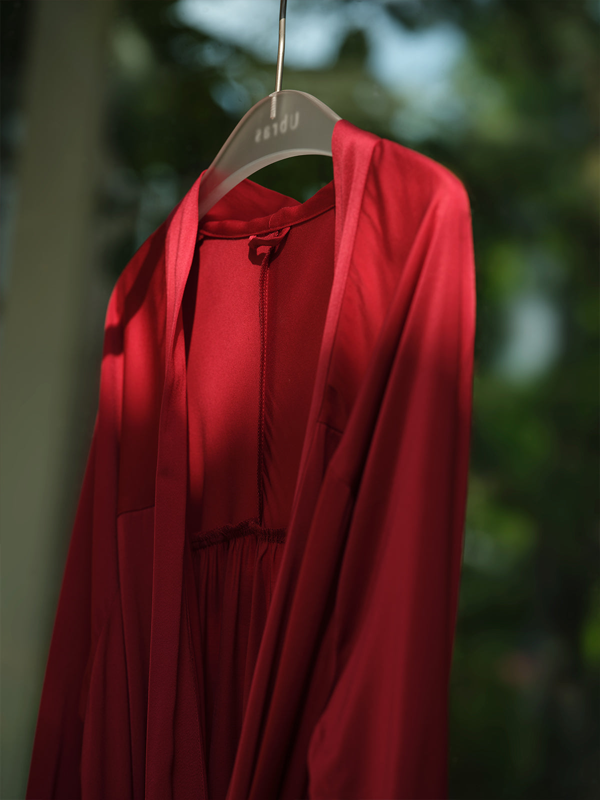 Flash Sale | Soft Silk Nine-Quarter Sleeve Robe
