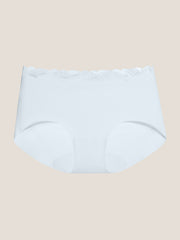 Basic Seamless Lace-Trimmed Boxer Brief