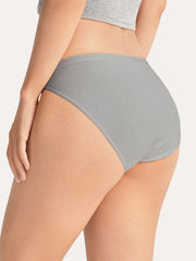 Cotton Rib Mid-Rise Bikini Brief 3-Pack