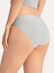 Cotton Rib Mid-Rise Bikini Brief 3-Pack