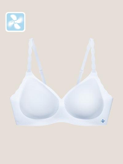 Basic Seamless Deep V Neck Cooling Bra - Smart Size