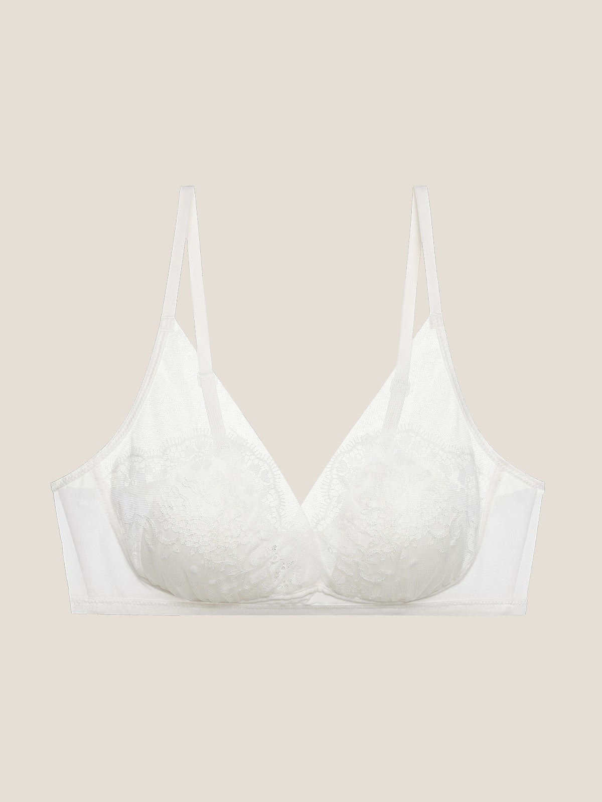Rococo Lace Triangle Padded Bra