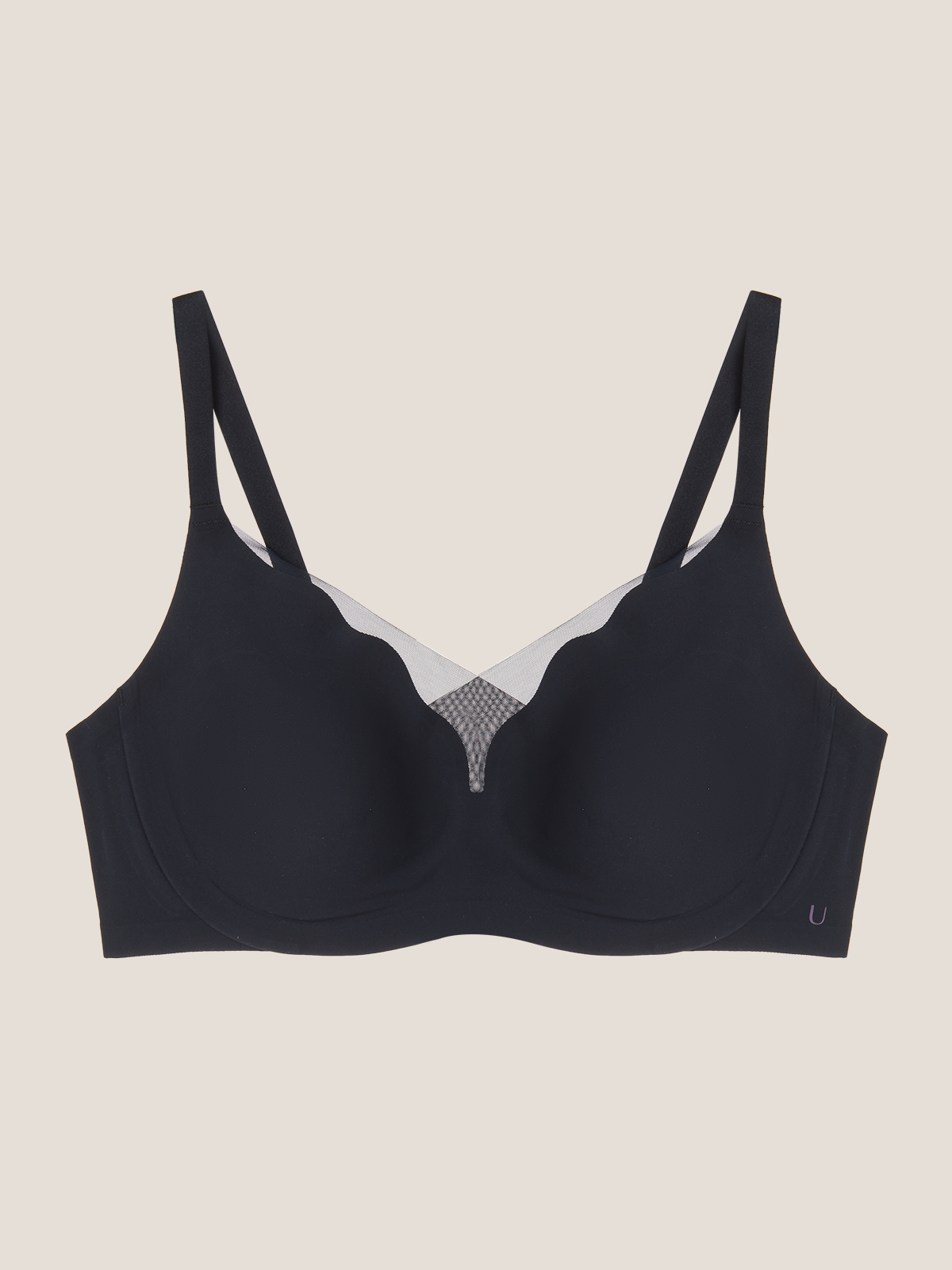 Sheer Mesh Contour Wireless Bra