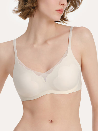 Sheer Mesh Contour Wireless Bra