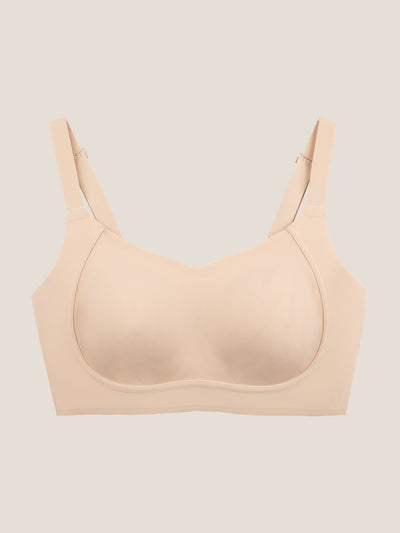 Side Support Back-Hook Wireless Bra