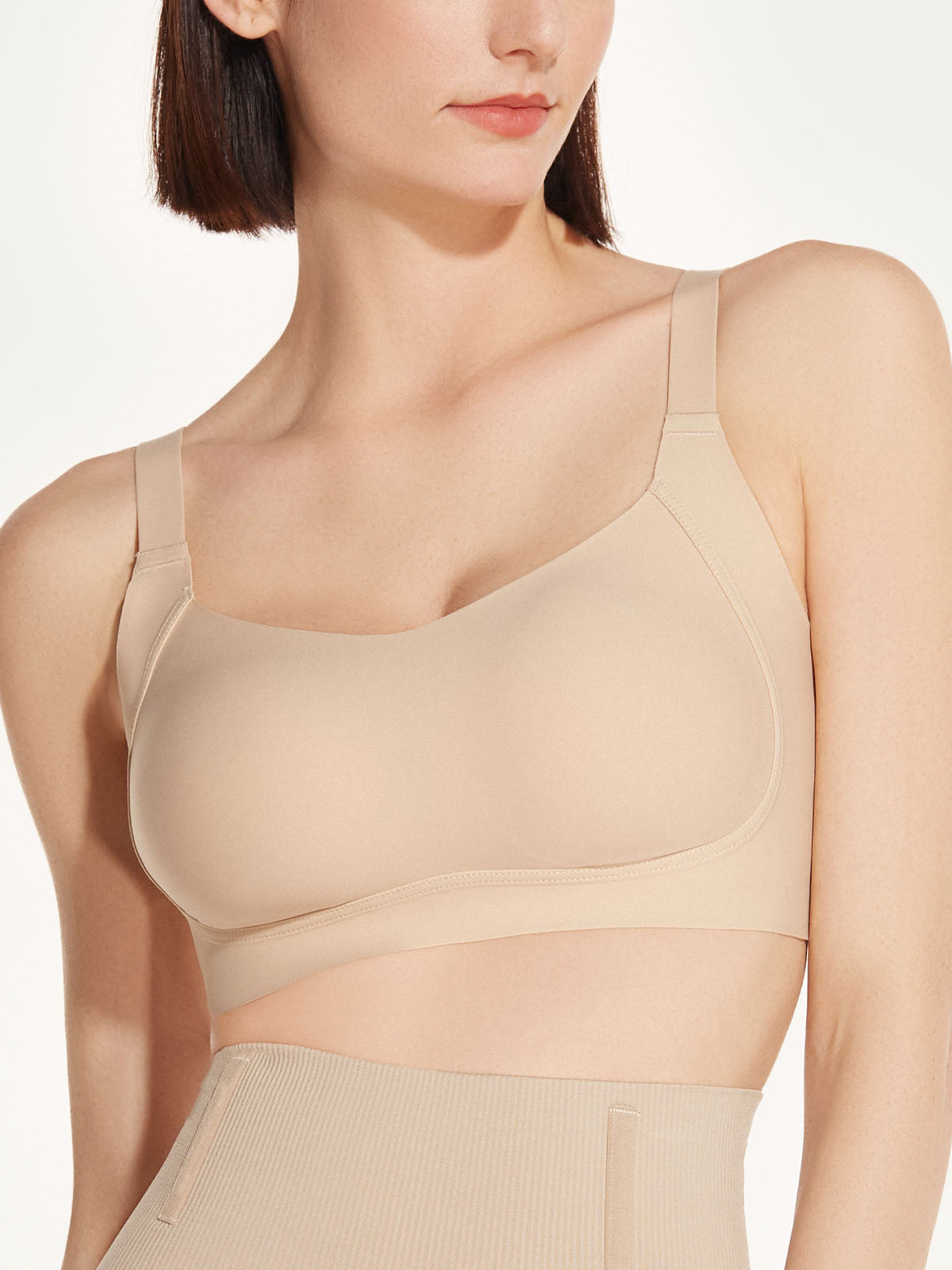 Side Support Back-Hook Bra