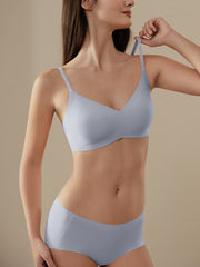 V-Neck Wireless Bra - Smart Size