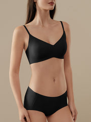 V-Neck Wireless Bra - Smart Size