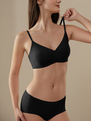 V-Neck Wireless Bra - Smart Size