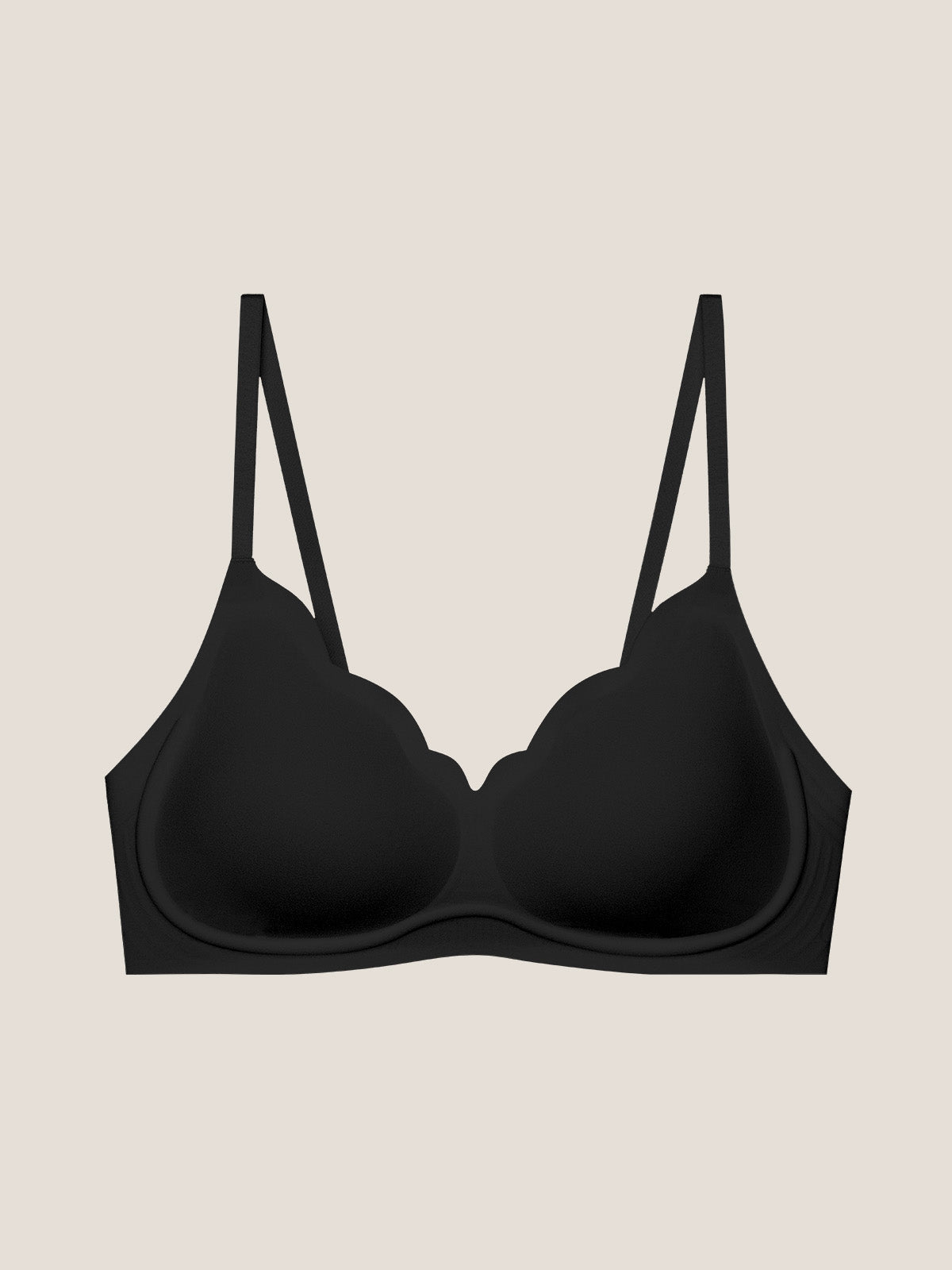 V-neck Contour Wireless Bra