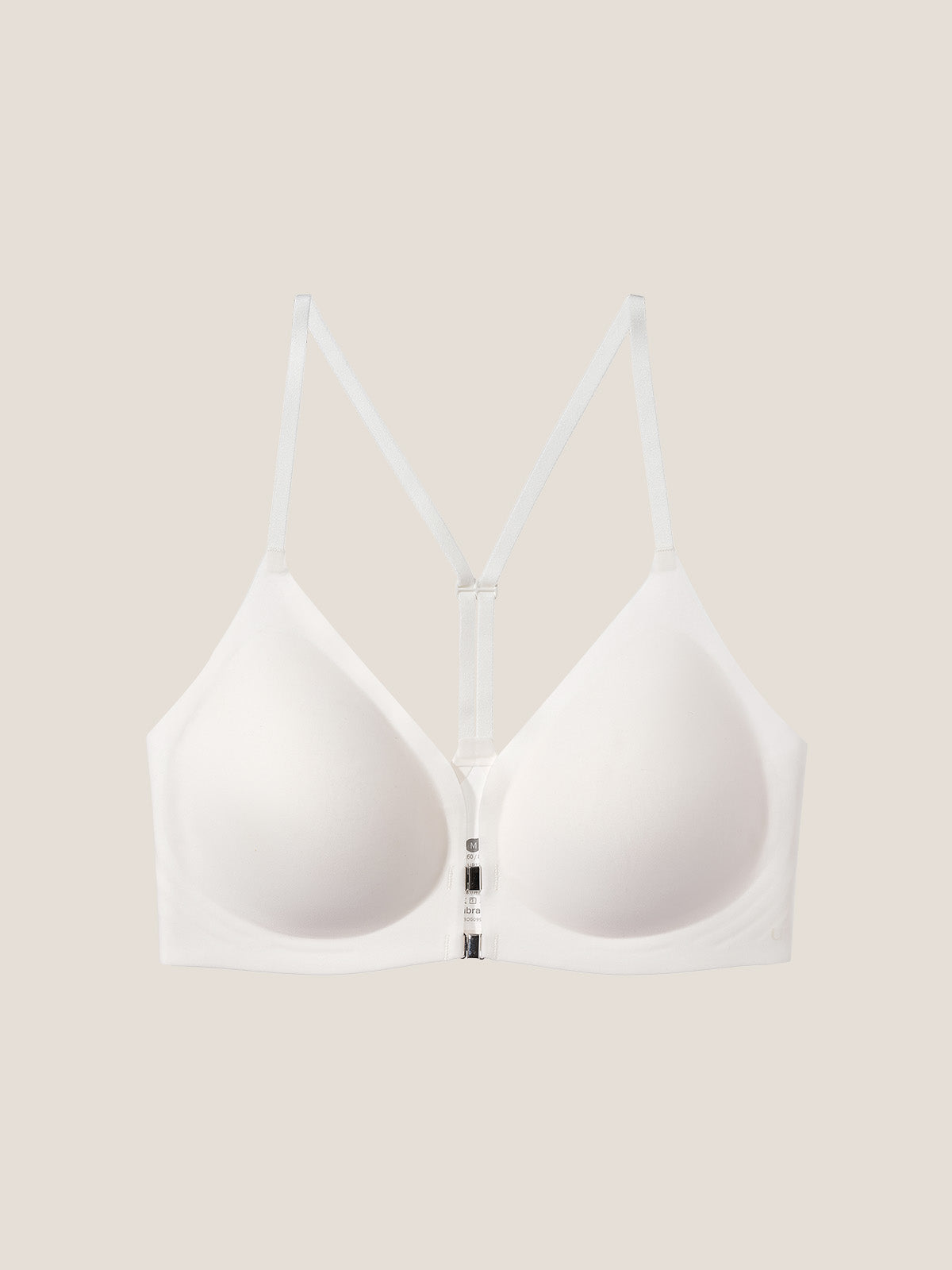 Y-Back Front-Closure Wireless Bra