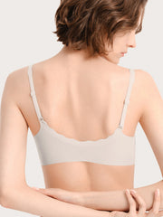 Basic Seamless Deep V Neck Cooling Bra - Smart Size