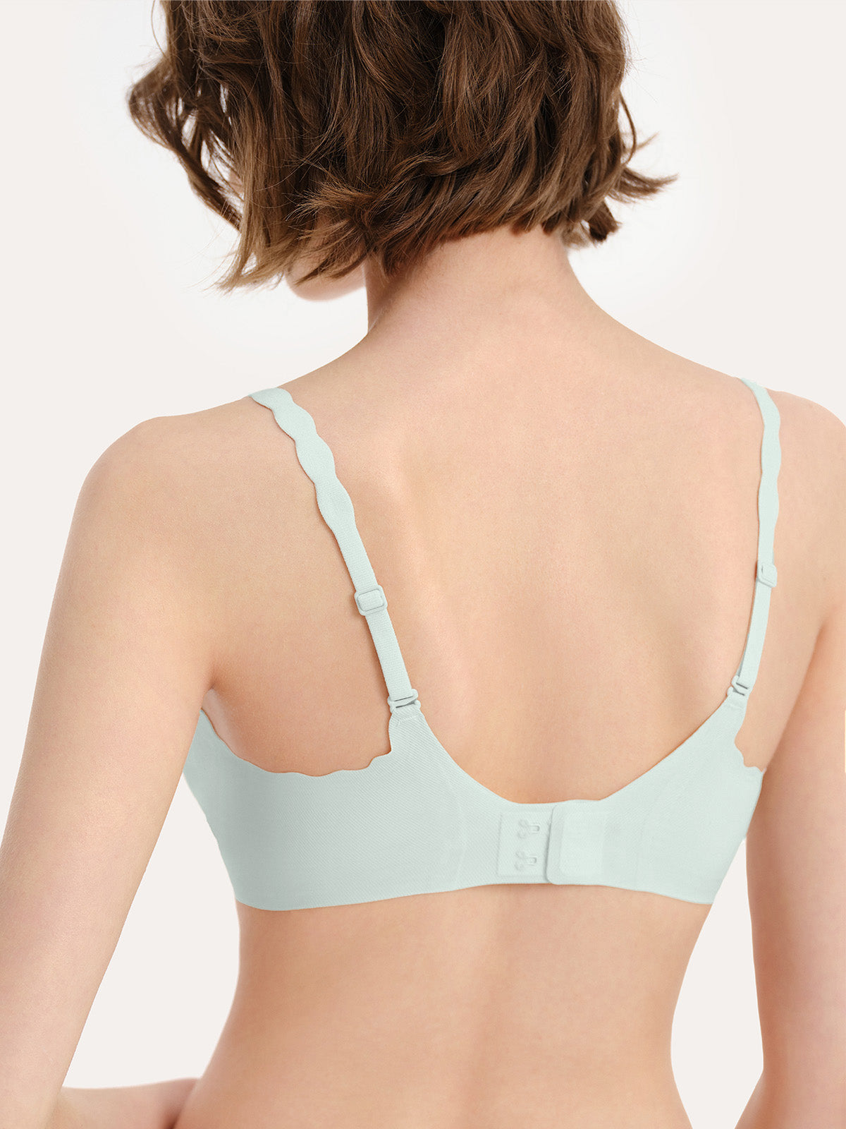 Basic Seamless Deep V Neck Cooling Bra - Smart Size